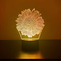 Lampara de girasol RGB
