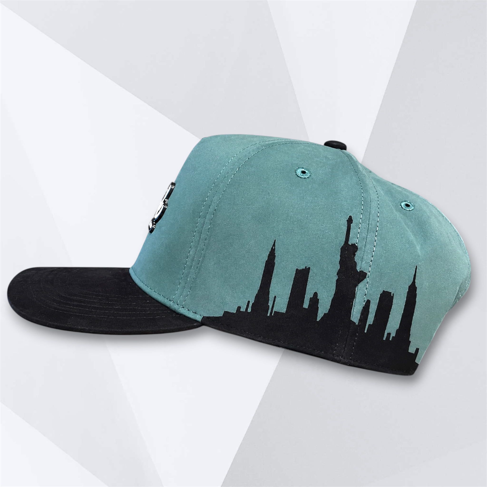 Gorra NY verde-negro