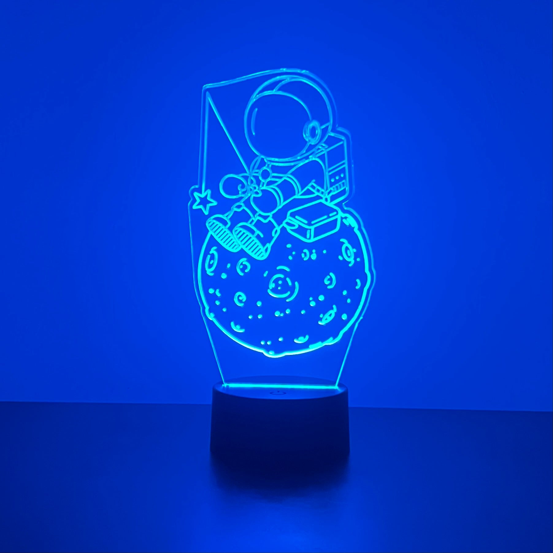 Lampara de astronauta RGB